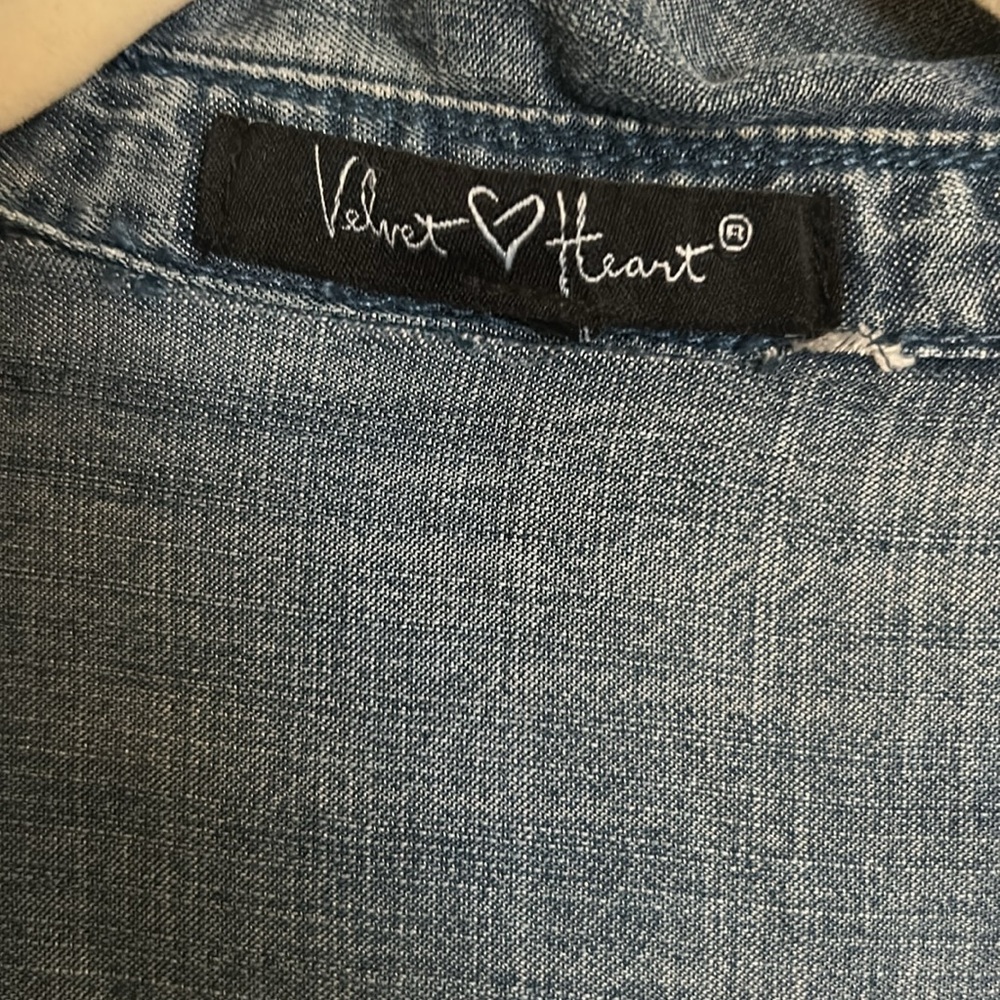 Denim Blue Casual Dress - Picture 2 of 9